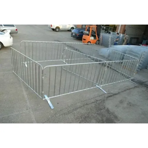 Temporary Galvanized Barriers Galvanized Construction Barricades Crowd Control Barriers Factory