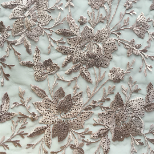 2019 Bridal Wedding Guest Flower Embroidery Fabric