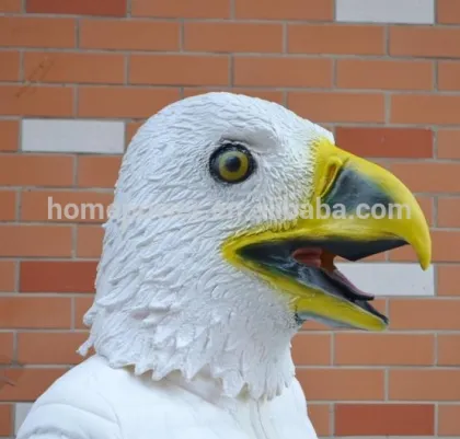 Eagle mask for Halloween, animal head, latex Eagle mask