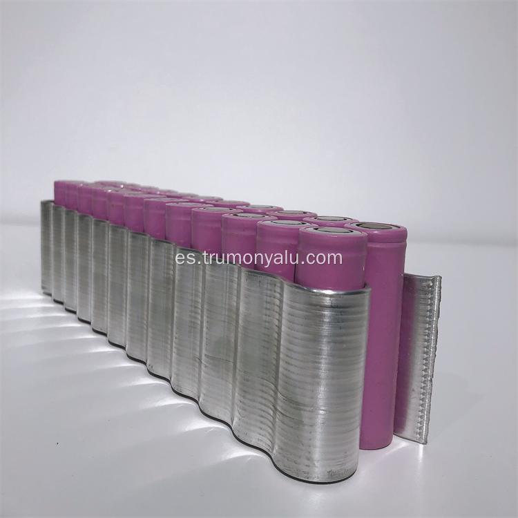 Tubos de enfriamiento de aluminio de celdas de batería cilíndricas EV 18650