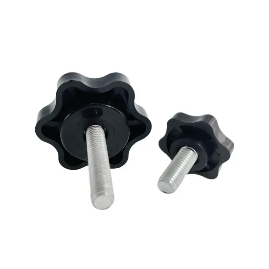 High-Quality Black Plastic Knob with Screw