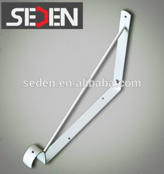 Chrome- Shelf & Rod Support Bracket- For Oval Closet Rods