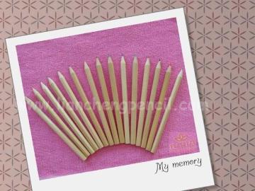 10mm round,natural wood color pencil 7inch