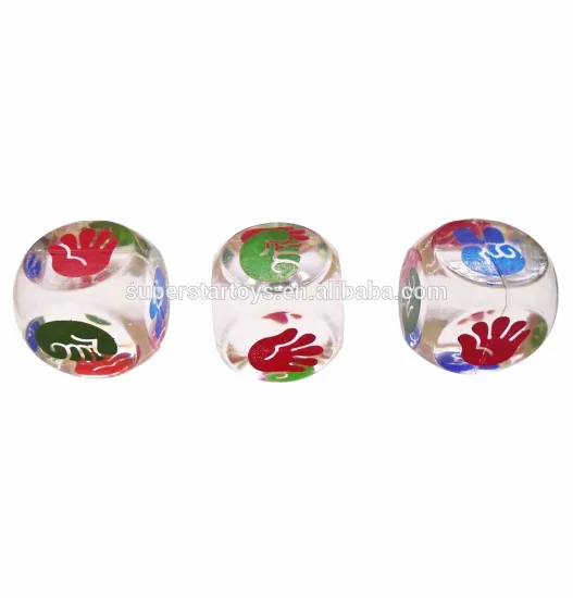 51601206-30 promotional outdoor Dice bouncy ball