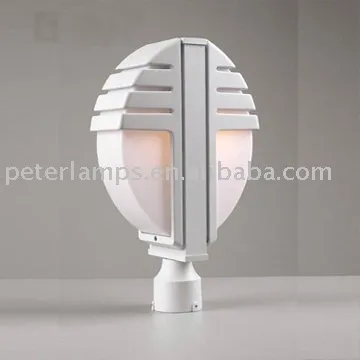 outdoor garden lawn lamp white lighting round CE outlook white