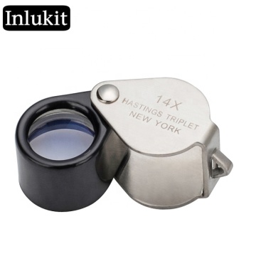 14x 12mm أضعاف المعرف: مجوهرات مكبرة الزجاج Loupe