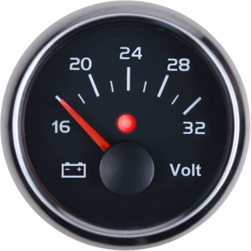 12V 24V Car Truck Voltmeter Gauge