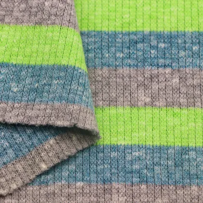 Customizable CT Yarn Dyed Ribbed Fabric