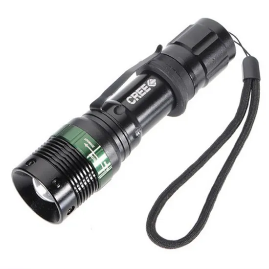 Hot selling zoom rechargeable aluminium LED flashlight tactical flashlight
