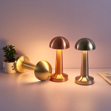 Moderne nordische dimmbare wiederaufladbare Pilztischlampen - Hotel Hochzeitsgeschenkideen