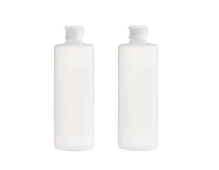 Empty Plastic Squeezable Flip Lotion Gel Shampoo Bottle