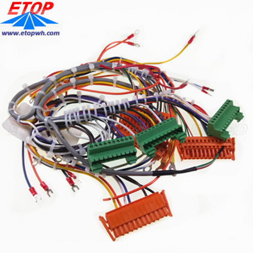 Aangepaste elektrische terminal blok connector bedrading harnas