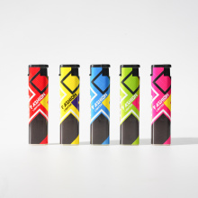 Windproof Flame Piezo Cool Lighter with Wrapper