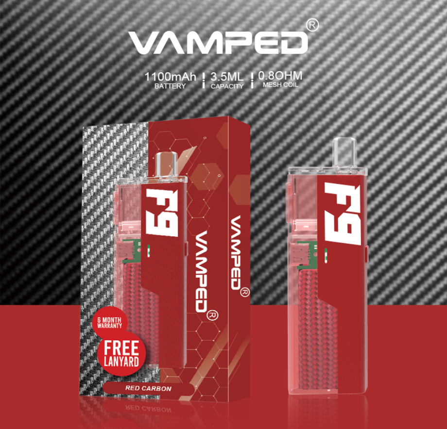 Kit Pod Aladdin Pro F9 yang Vamped