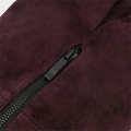 Enchanting Wine Red Luxurious Imported Suede Dumpling Bag