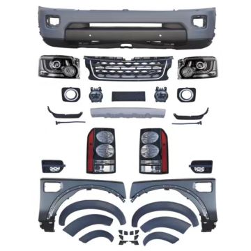 Land Rover Discovery için Toptan Fiyat Araba Bodykit4 2010-2013 Tampon Hood Light ile 2014'e Face Borç