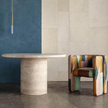 Modern Style Marble Round Dining Table