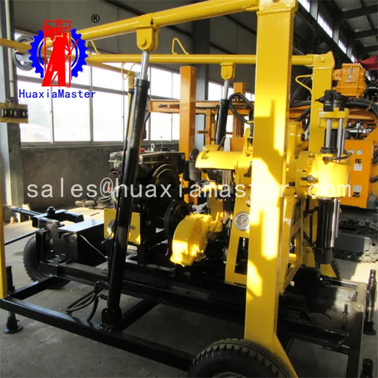 100m water well XYX-130 truck mounted drilling rig mobile wheeled hydraulic core drilling machine