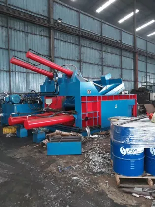 Push-out Scrap Metal Steel Compacting Baler Machinery