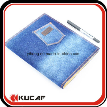 Tessuto personalizzato Jean / Denim Copertina Loose Leaf Binder Notebook Organizer Planner
