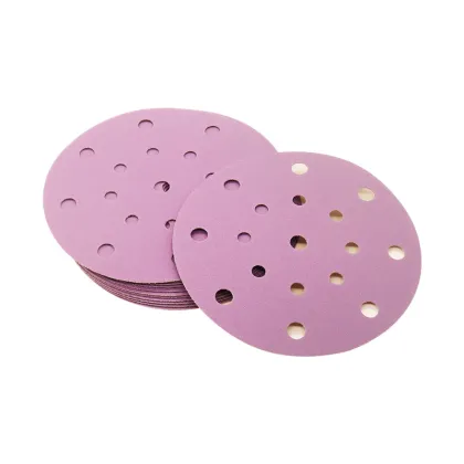 Purple Dry Wet Sanding Discs Ceramic Sanding Disc