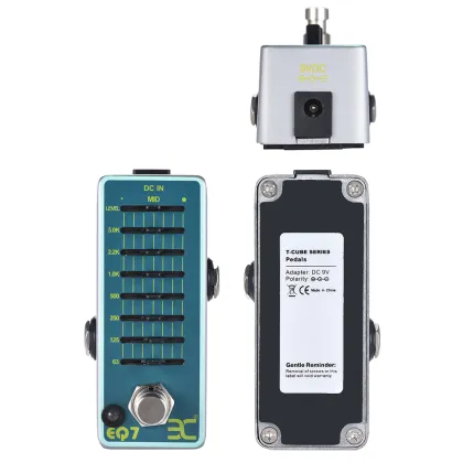 ENO EX EQ7 Equalizer Guitar Effect Pedal 7-Band EQ Guitar Pedal Full Metal Shell True Bypass Guitar Parts & Accessories