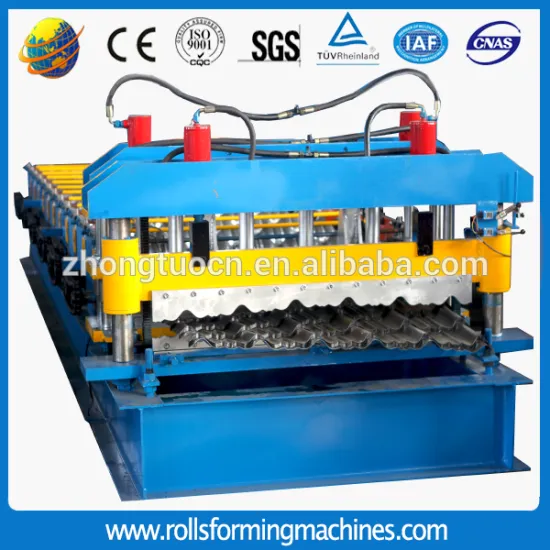 metal glazed tile forming machine