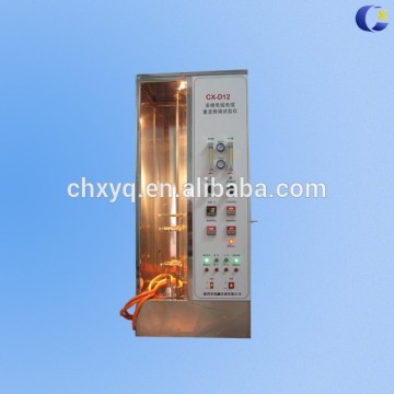 Single Vertical Insulated Wire Flame Chamber Tester