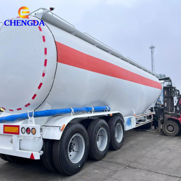 70Cube Dry Power Material Silo Semi Trailer with Compressor