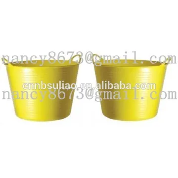 handle plastic basket,plastic shopping basket