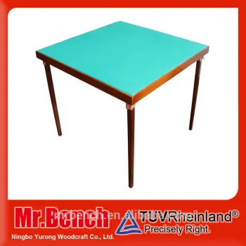 solid wood foldable mahjong table