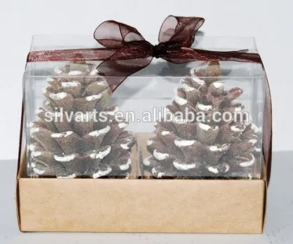 pine cone shape candle