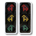 Direction freccia automobilista per veicoli a motore semafori
