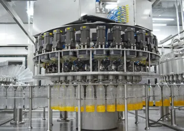 4-in-1 Pet Bottle Hot Filling Line, Juice Beverage Bottle Filling Machine