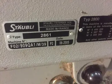 Used Stäubli 2861 Dobby Weaving equipment