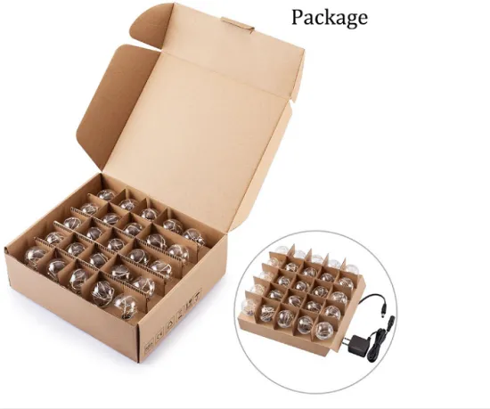 Christmas led copper string light G40 globe string light for outdoor indoor