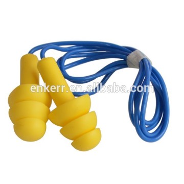 ENKERR silicone Christmas tree shaped earplug with pvc string