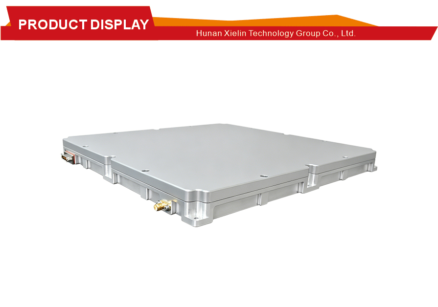 Offshore fixed platform positioning antenna array