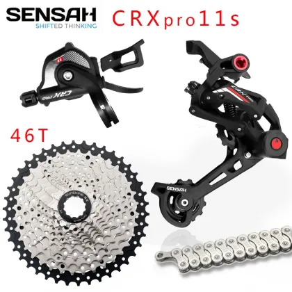 CRX Pro 11-Speed Bicycle Derailleur and Chain Groupset Accessories
