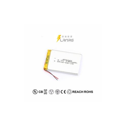 3.7V 1300mAh rechargeable li-ion battery