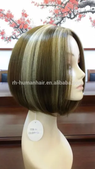 High quality two tone cheap synthetic bob wigs