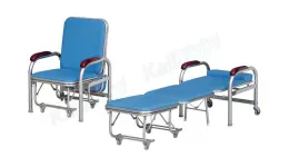 Hospital Sleeping Accompany Chair Folding Stainless Steel