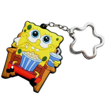 Plastic Keychain, Customized Designs are Accepted