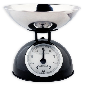 Low Price Metal Housing Mechanical Kitchen Scale with Bowl - 5kg/4kg Capacity, 20g Increment
