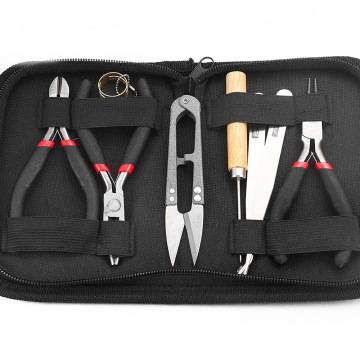 Handmade Jewelry Tools: Comprehensive Kit Including Multifunctional 5-inch Pointed Nose Pliers, Scissors, Tweezers