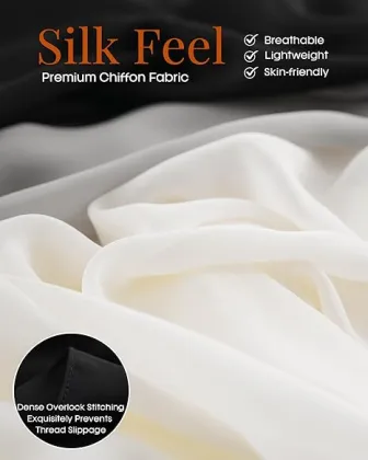 Chiffon Shawl Wraps for Women Evening Dresses Soft Scarf Formal Wedding Bridal Scarves