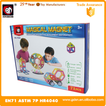 XINBIDA magnetic building blocks toys 71 PCS block play set