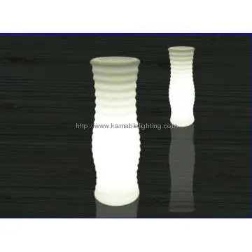 Decoration Illuminated Waterproof LED Round Flower Vase(F003)