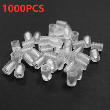 1000PCS Cord Lock Stoppers Silicone Toggles for Drawstrings Diy Sewing Accessories Elastic Non Slip Stopper Adjuster