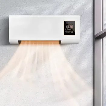 1800W Dual-Use Mobile Space Heater & Air Conditioner: Efficient 2-in-1 Fan for Room and Wall Mounting